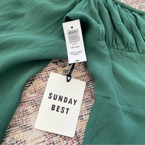 NWT Aritzia Delilah Long Sleeve Dress, M - Picture 8 of 10